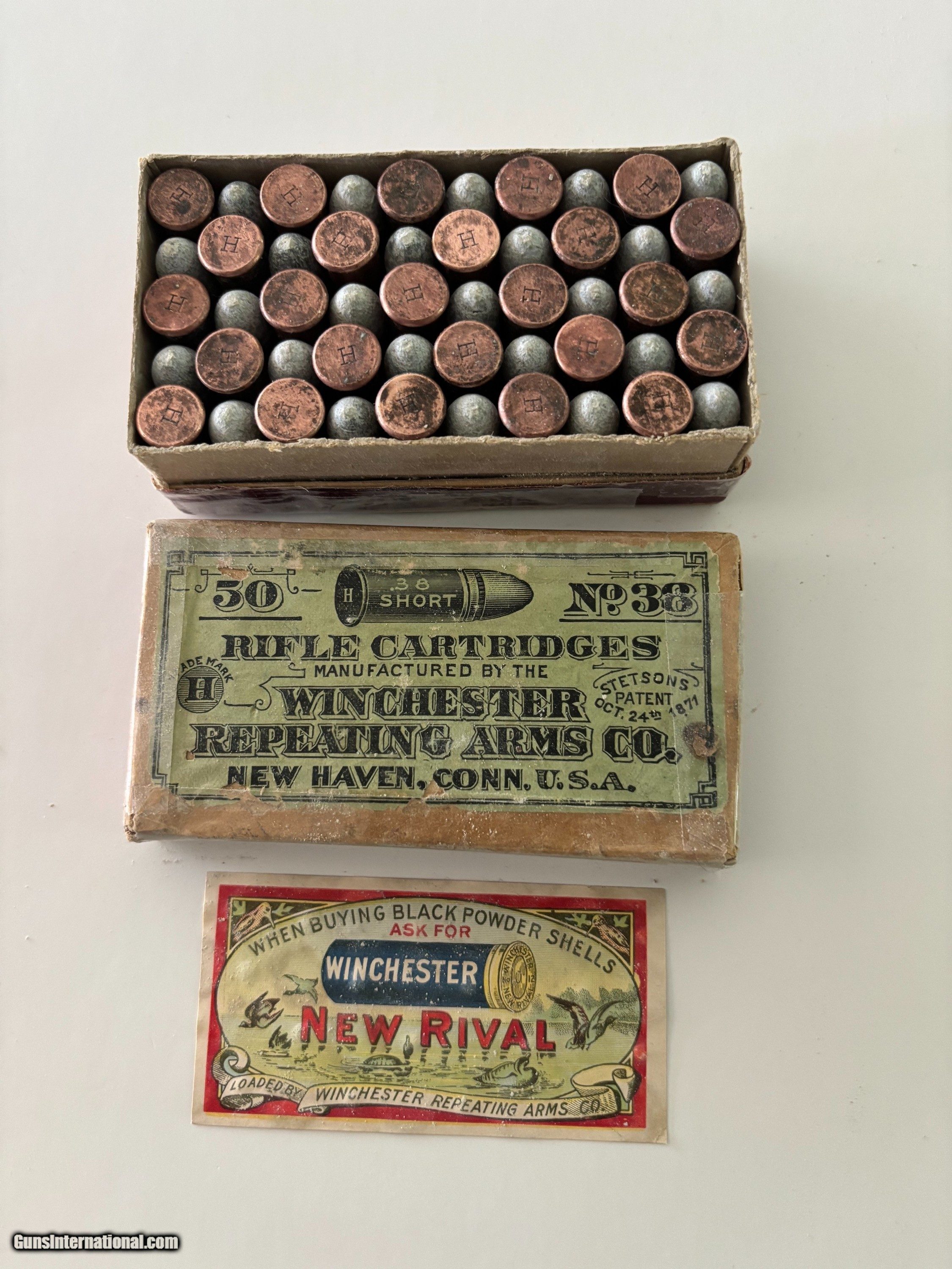 Vintage Winchester .38 Cal Short Rim Fire , 50 rounds