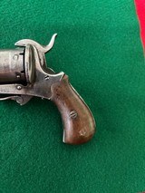 Antique Rare German 7mm Pin fire Revolver. - 4 of 15