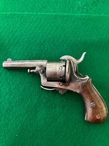 Antique Rare German 7mm Pin fire Revolver. - 1 of 15