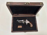 ANTIQUE FRANK WESSON & GILBERT HARRINGTON NO. 3 POCKET REVOLVER .32RF