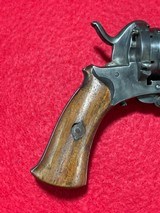 Very nice Rare Antique Belgium 7.65 mm Pin fire pocket Revolver - 2 of 16