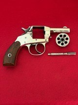 Antique Hopkins & Allen XL small solid frame double action .22 RFRevolver - 3 of 15