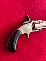 Cased RARE ANTIQUE Smith & Wesson No 1 1/2  2nd ISSUE .32 Rim Fire POCKET REVOLVER with tip-up Barrel - 3 of 19