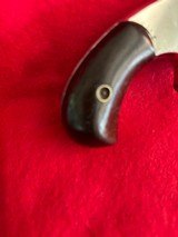 Cased RARE ANTIQUE Smith & Wesson No 1 1/2  2nd ISSUE .32 Rim Fire POCKET REVOLVER with tip-up Barrel - 4 of 19
