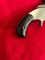 Cased RARE ANTIQUE Smith & Wesson No 1 1/2  2nd ISSUE .32 Rim Fire POCKET REVOLVER with tip-up Barrel - 5 of 19