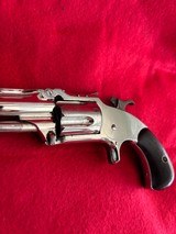 Cased RARE ANTIQUE Smith & Wesson No 1 1/2  2nd ISSUE .32 Rim Fire POCKET REVOLVER with tip-up Barrel - 9 of 19