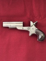 ANTIQUE Rare Sharps 4-Shot pepperbox pistol Model 4c in .32 Rimfire with case and ammo - 10 of 17