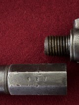 Rare Antique Allen & Wheelock .36 cal Bar Hammer No 9 percussion pistol - 13 of 14