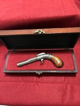 Rare Antique Allen & Wheelock .36 cal Bar Hammer No 9 percussion pistol