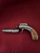 Rare Antique Allen & Wheelock .36 cal Bar Hammer No 9 percussion pistol - 14 of 14