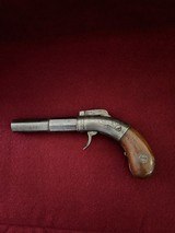 Rare Antique Allen & Wheelock .36 cal Bar Hammer No 9 percussion pistol - 3 of 14