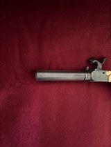 Very nice Rare Antique Belgium .45 cal Pocket percussion Pistol with Ivory grips and folding trigger - 7 of 18