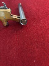 Extremely Rare Antique Civil War Era , Morgan & Clapp Single Shot 30RF Derringer with case & ammo - 12 of 16