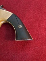 Extremely Rare Antique Civil War Era , Morgan & Clapp Single Shot 30RF Derringer with case & ammo - 4 of 16