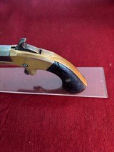 Extremely Rare Antique Civil War Era , Morgan & Clapp Single Shot 30RF Derringer with case & ammo - 5 of 16