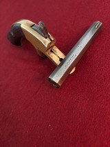 Extremely Rare Antique Civil War Era , Morgan & Clapp Single Shot 30RF Derringer with case & ammo - 13 of 16