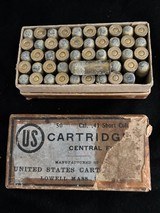 One full 50-round two-piece box of US 41 Short Colt cartridges. - 4 of 6