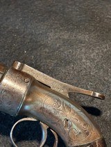 Engraved Stocking & Co. 28 GA Single Action Pepperbox Percussion Revolver - 15 of 18