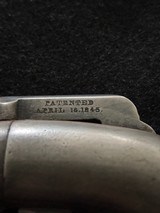 Very Rare Antique Allen & Wheelock .36 cal Bar Hammer No 9 pistol - 10 of 11