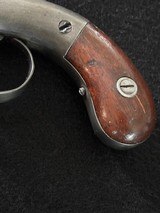 Very Rare Antique Allen & Wheelock .36 cal Bar Hammer No 9 pistol - 4 of 11