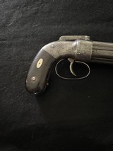 Very rare Hyde & Goodrich Marked, Engraved Allen & Thurber Norwich Bar Hammer .31 Cal Pepperbox - 14 of 19