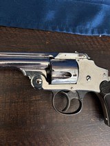 Nice condition Antique Smith & Wesson 3rd model hammerless .38S&W revolver. - 3 of 17