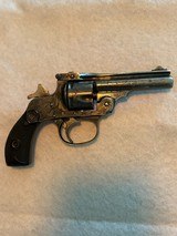Meriden Firearms Co. Revolver “A.J. Aubrey” .32 S&W small frame double action top break factory engraved revolver *C&R* - 5 of 18
