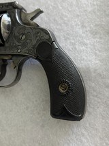 Meriden Firearms Co. Revolver “A.J. Aubrey” .32 S&W small frame double action top break factory engraved revolver *C&R* - 2 of 18