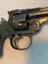 Meriden Firearms Co. Revolver “A.J. Aubrey” .32 S&W small frame double action top break factory engraved revolver *C&R* - 7 of 18