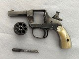 Rare Antique Hopkins & Allen XL small frame double action .22 RF revolver - 14 of 14