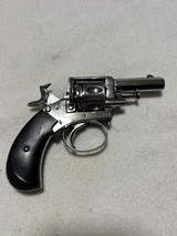 unmarked Belgium Antique bull dog pocket revolver in .32 short Colt - 4 of 20