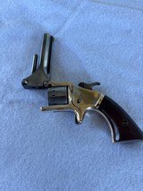 Very Rare Antique American Standard tool Co. ( Manhattan Firearms Co.) Single Action .22 long RF Pocket Revolver  - 15 of 19