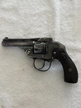Rare blue finish Iver Johnson 2nd model 4th variation .32 Top Break small frame hammerless revolver
