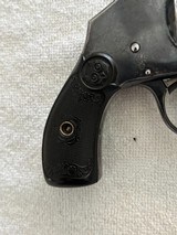 Rare blue finish Iver Johnson 2nd model 4th variation .32 Top Break small frame hammerless revolver - 6 of 14 Rare blue finish Iver Johnson 2nd model 4th variation .32 Top Break small frame hammerless revolver - 6 of 14