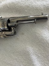 Very nice factory engraved Antique Belgium 7mm Pin fire Revolver  - 5 of 12