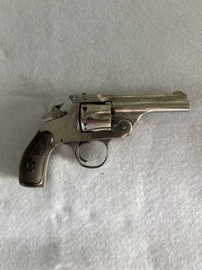 RARE Antique Hopkins & Allen,  large frame,  top break  auto ejecting , .32 S&W,  Double Action Revolver