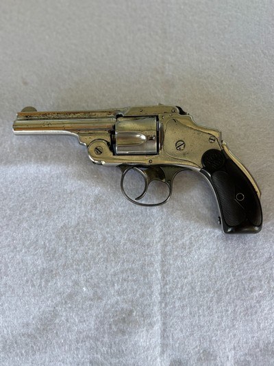 Rare Antique Smith & Wesson .38 Hammerless 3rd Model Top Break Revolver.