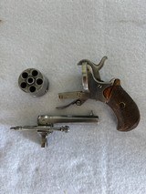 Antique Belgium THE GUARDIAN AMERICAN MODEL OF 1878 7mm pinfire DA  revolver - 8 of 19