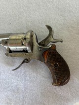 Antique Belgium THE GUARDIAN AMERICAN MODEL OF 1878 7mm pinfire DA  revolver - 5 of 19