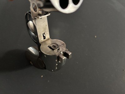 “Very nice condition”  RARE 1st model Harrington & Richardson small frame .32 S&W HammerlessRevolver.  - Image 8 of 17
