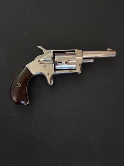Rare ANTIQUE Hartford Arms Co.  Spur trigger  .32 RF Single Action Revolver.