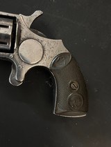 Antique Hood Firearms Company “ROYAL” .22cal spur trigger 7 shot revolver  - 4 of 14