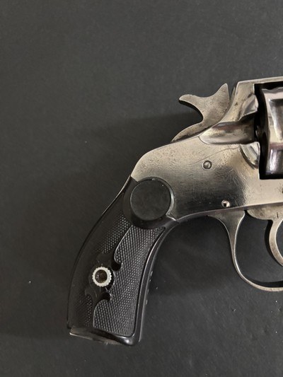Nice Antique Hopkins & Allen No 6 Large frame double action .32 S&W revolver - Image 5 of 15