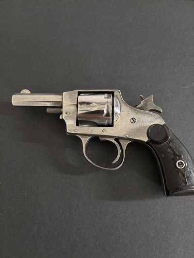 Nice Antique Hopkins & Allen No 6 Large frame double action .32 S&W revolver - Image 6 of 15