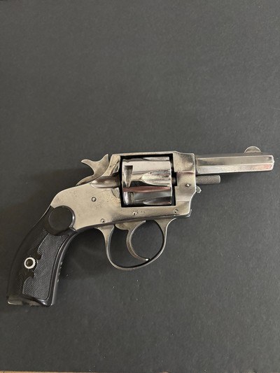 Nice Antique Hopkins & Allen No 6 Large frame double action .32 S&W revolver - Image 2 of 15