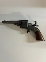 Antique Very Rare Allen & Wheelock Side hammer Pocket Revolver, .32RF caliber, 4-inch barrel, - 6 of 19