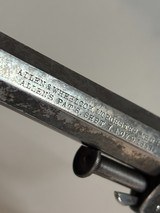 Antique Very Rare Allen & Wheelock Side hammer Pocket Revolver, .32RF caliber, 4-inch barrel, - 17 of 19