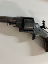 Antique Very Rare Allen & Wheelock Side hammer Pocket Revolver, .32RF caliber, 4-inch barrel, - 8 of 19