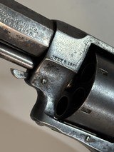 Antique Very Rare Allen & Wheelock Side hammer Pocket Revolver, .32RF caliber, 4-inch barrel, - 18 of 19