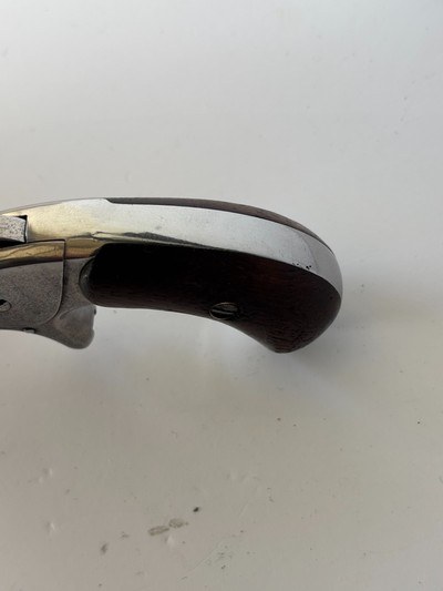 ANTIQUE Hopkins & Allen “Blue Jacket No 1 ,  spur trigger ,  .22 RF ,Single Action Revolver - Image 12 of 14